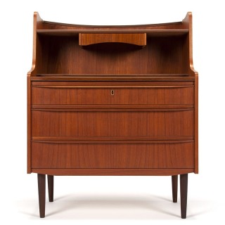 Danish vintage Mid-Century design secretary in teak