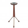 Danish teak vintage ashtray on tripod