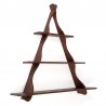 Teak Danish vintage spice wall rack