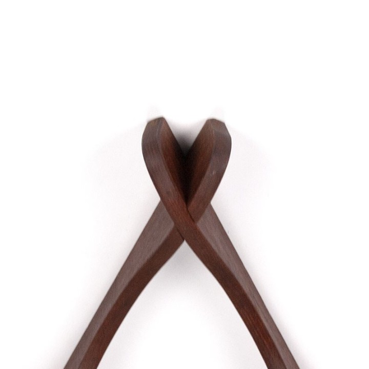 Teak Danish vintage spice wall rack