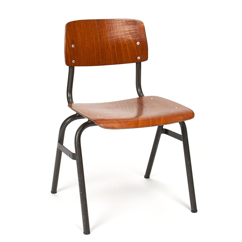 Children's school chair seventies vintage model