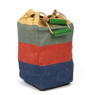 ADO vintage blokken zak uit de jaren 40/50