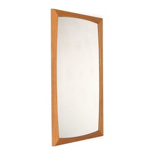 Oak Danish vintage design mirror by Aksel Kjersgaard model 103