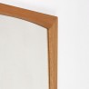 Oak Danish vintage design mirror by Aksel Kjersgaard model 103
