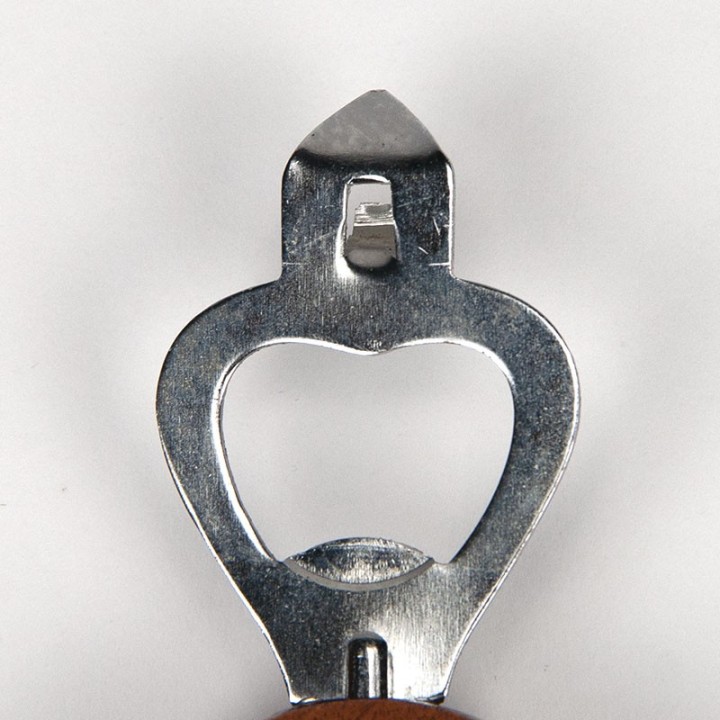 Danish vintage teak hand as opener and cork