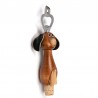 Danish vintage teak hand as opener and cork
