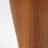 Wooden vintage vase from the sixties/seventies