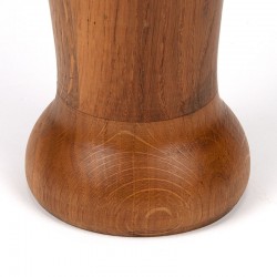 Wooden vintage vase from the sixties/seventies