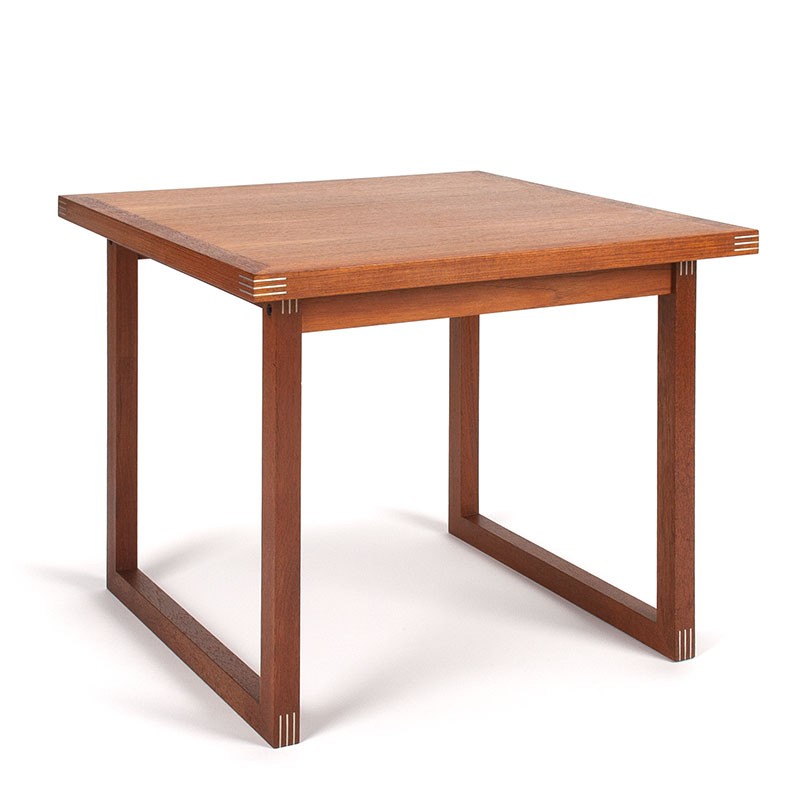 Danish vintage square coffee table design Rud Thygesen