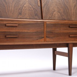 Deens vintage palissander dressoir ontwerp Borge Seindal