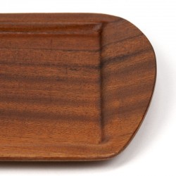 Teak vintage tray from the sixties