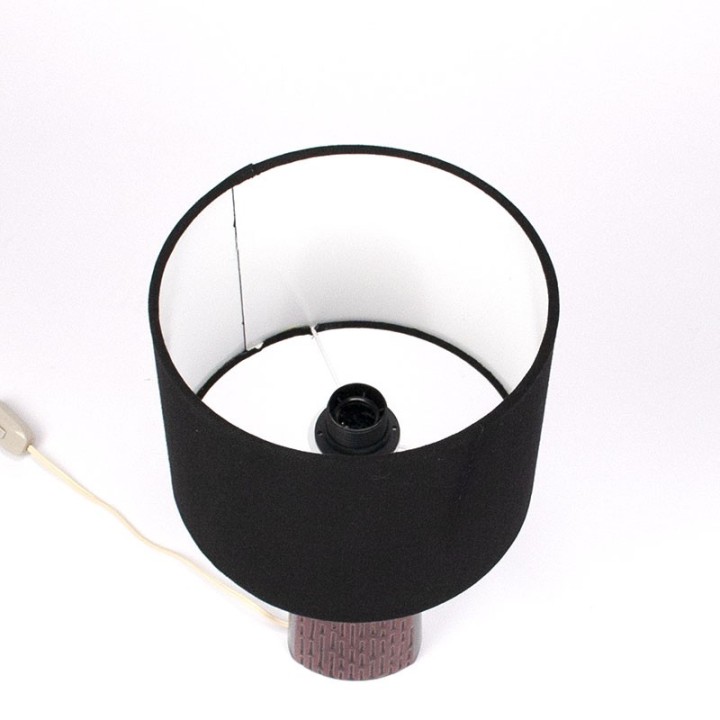 Danish vintage ceramic table lamp from Lyfa