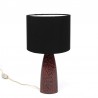 Deense vintage keramiek tafellamp van Lyfa