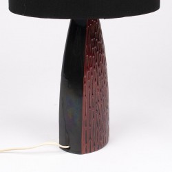 Danish vintage ceramic table lamp from Lyfa
