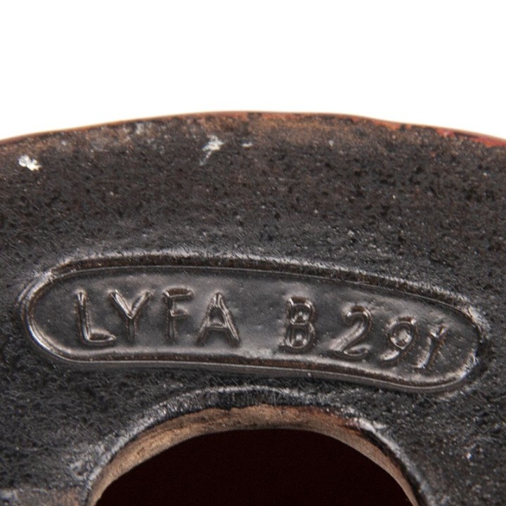 Deense vintage keramiek tafellamp van Lyfa