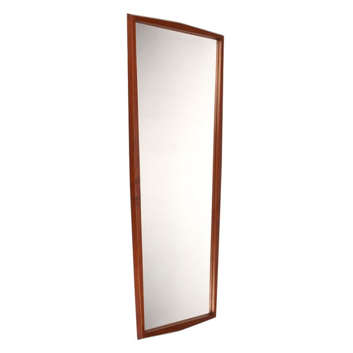 Danish vintage mirror by Jansen Spejle in teak
