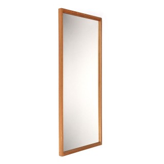 Vintage Oak design mirror by Aksel Kjersgaard model 145