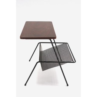 Bijzettafel met krantenrek - Retro Studio