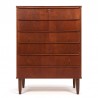 Teak vintage Danish sixties chest of drawers