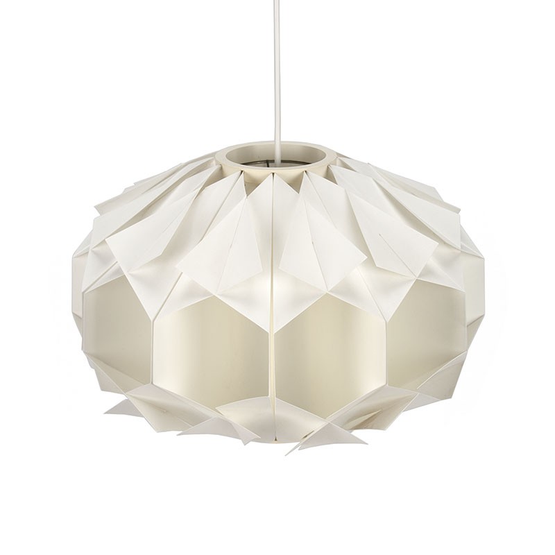 Deense vintage design witte hanglamp