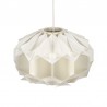 Danish vintage design white hanging lamp