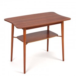 Organically designed vintage Danish side table