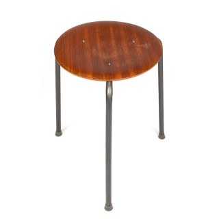 Industrieel vintage Deens krukje jaren 60