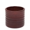 Mobach vintage ceramic small flower pot in burgundy red