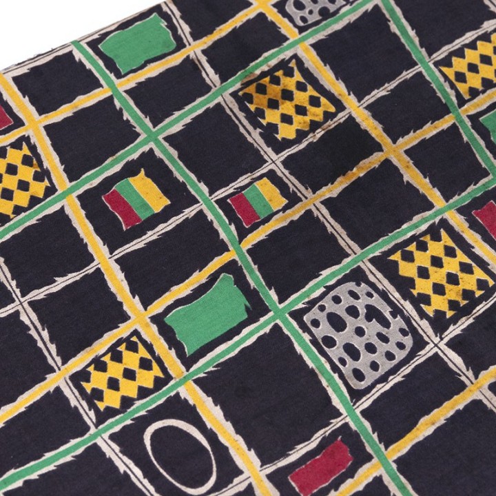 Vijftiger jaren vintage ladeblok van karton en stof