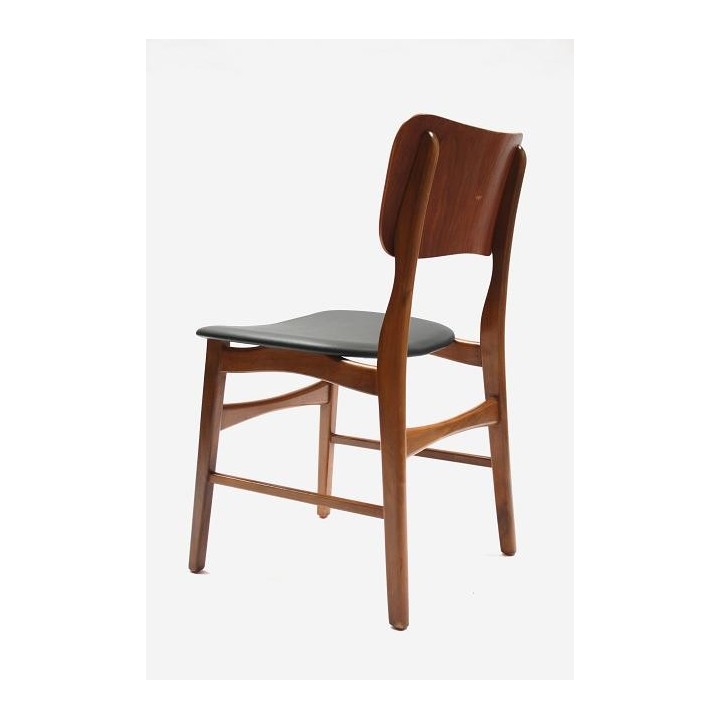 Set of 6 Danish dinner chairs in teak - Retro Studio