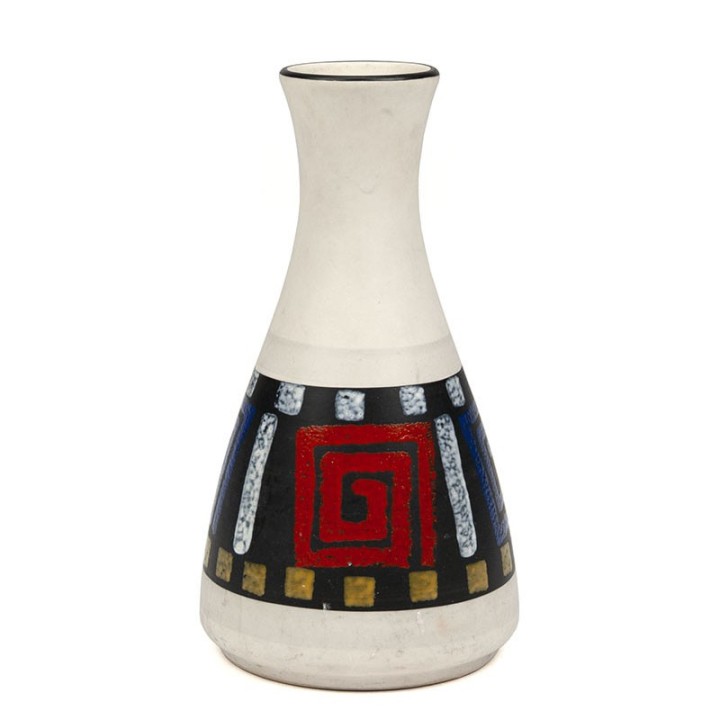 West Germany vintage vase in bright colours