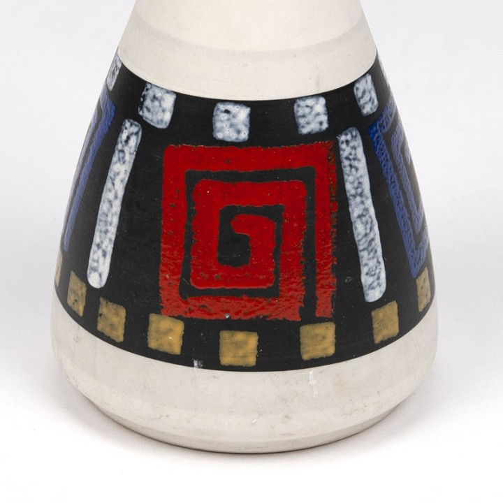 West Germany vintage vase in bright colours