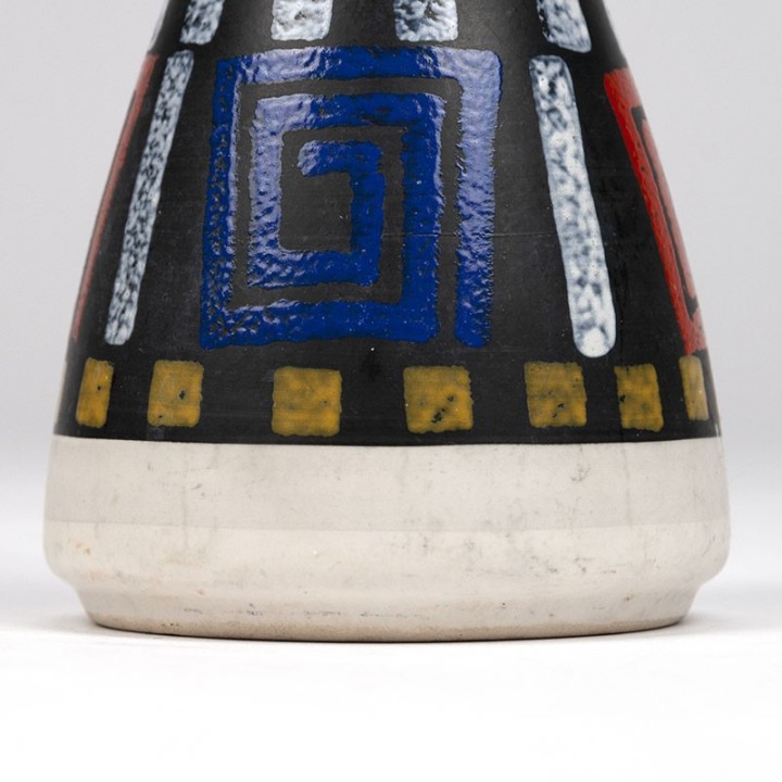 West Germany vintage vase in bright colours