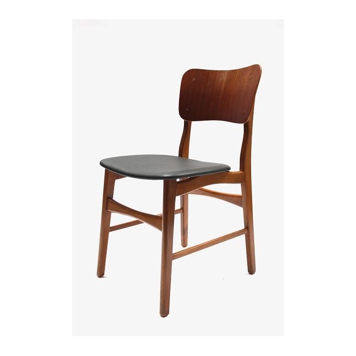 Set of 6 Danish dinner chairs in teak - Retro Studio