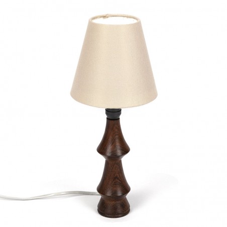 Palissander Deens vintage tafellampje