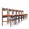Set vintage Gplan eettafel stoelen ontwerp Ib Kofod Larsen
