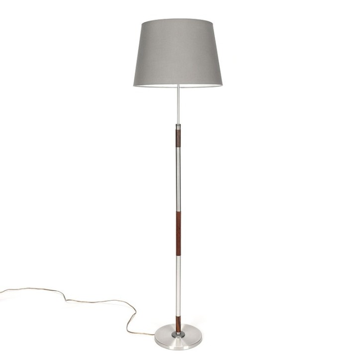 Rosewood vintage Danish floor lamp
