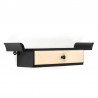 Small vintage fifties wall shelf with drawer