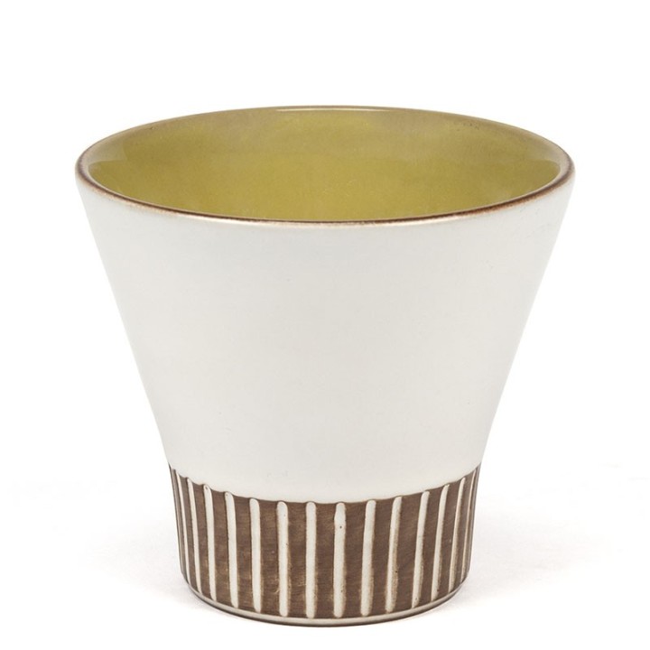 Flower pot vintage Fris Edam pottery design W.H. de Vries