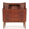Teak vintage Danish secretary from the fifties
