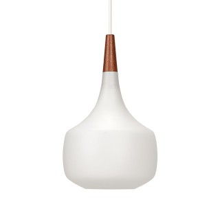 Holmegaard Opaline glass vintage Danish hanging lamp