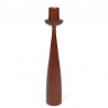 Groot model Deense vintage teakhouten kandelaar