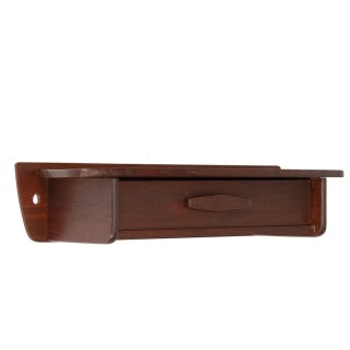 Teak dark teak wall drawer / hanging cabinet