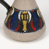 Colored vintage West-Germany vase jug model