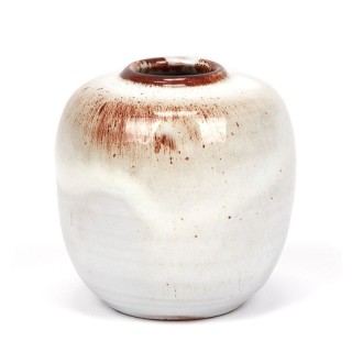 Small glazed vintage vase by Mobach