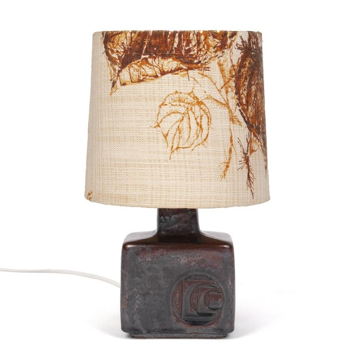 Desiree Stentøj Danish vintage small table lamp