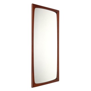 Deense luxe vintage design spiegel Asbjorn Møbler groot model