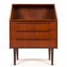 Teak vintage secretary and dressing table with folding mirror