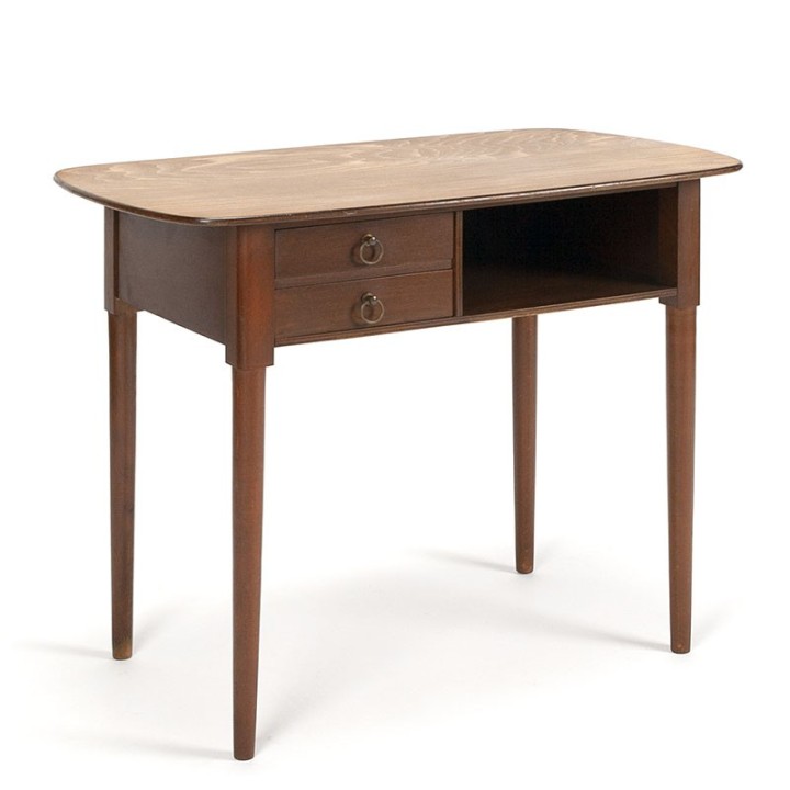 Small model vintage mahogany wooden cabinet