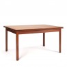 Extendable teak vintage Danish dining table
